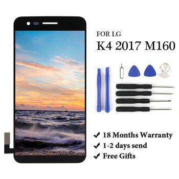 

1Pcs For LG K4 2017 M160 lcd Display Touch Screen Panel Digitizer Assembly Replacement Accessory 5.0" For LG k4 LCD with OEM