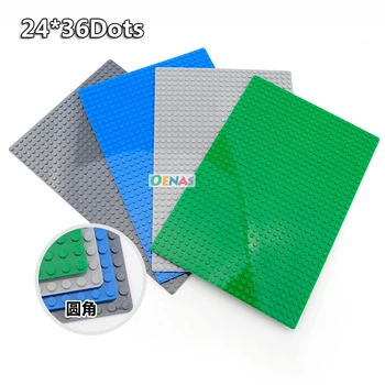 

24*36 Dots Base Plate for Small Bricks Baseplate Assemble Board Compatible City Friends Figures Building Blocks Toy For Children