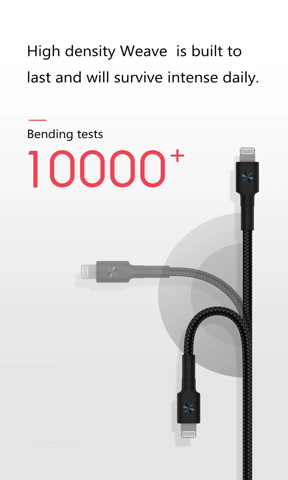 XIAOMI ZMI USB-C-Lightning type C для Lightning MFI Сертифицированный 3а 18 Вт Кабель для быстрой зарядки PD кабель для зарядки для iPhone/Ipad