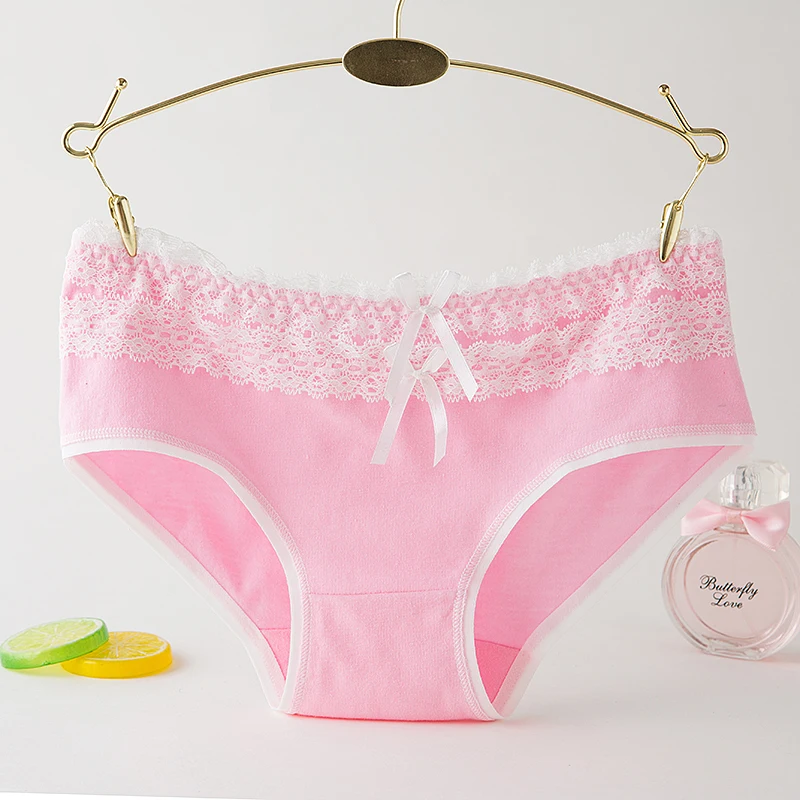 

LUOCHEN tanga Panties Cotton Underwear Briefs Lingerie Breathable Panty Intimates ropa interior femenina underwear women S1764