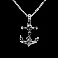 Outlaws Cool Necklace 316L Stainless Steel Fashion Punk Style Jewelry Pendant With Chain 2
