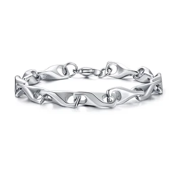 

bracelets for women stainless steel charm bracelet stainless stee on hand charm male accessories simple manual fasion jewellery