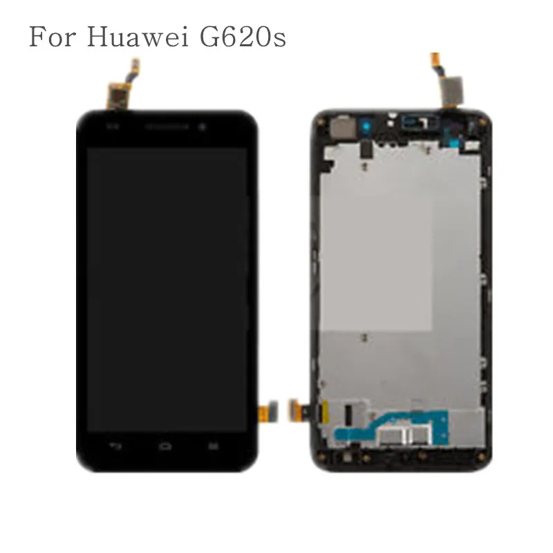 Лучшее качество класса AAA для huawei G620s ЖК-дисплей с сенсорным экраном дигитайзер сборка с рамкой бесплатные инструменты