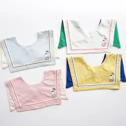 INS/детские нагрудники из хлопка в Корейском стиле для новорожденных, слюнное полотенце квадратной формы, детская одежда для кормления