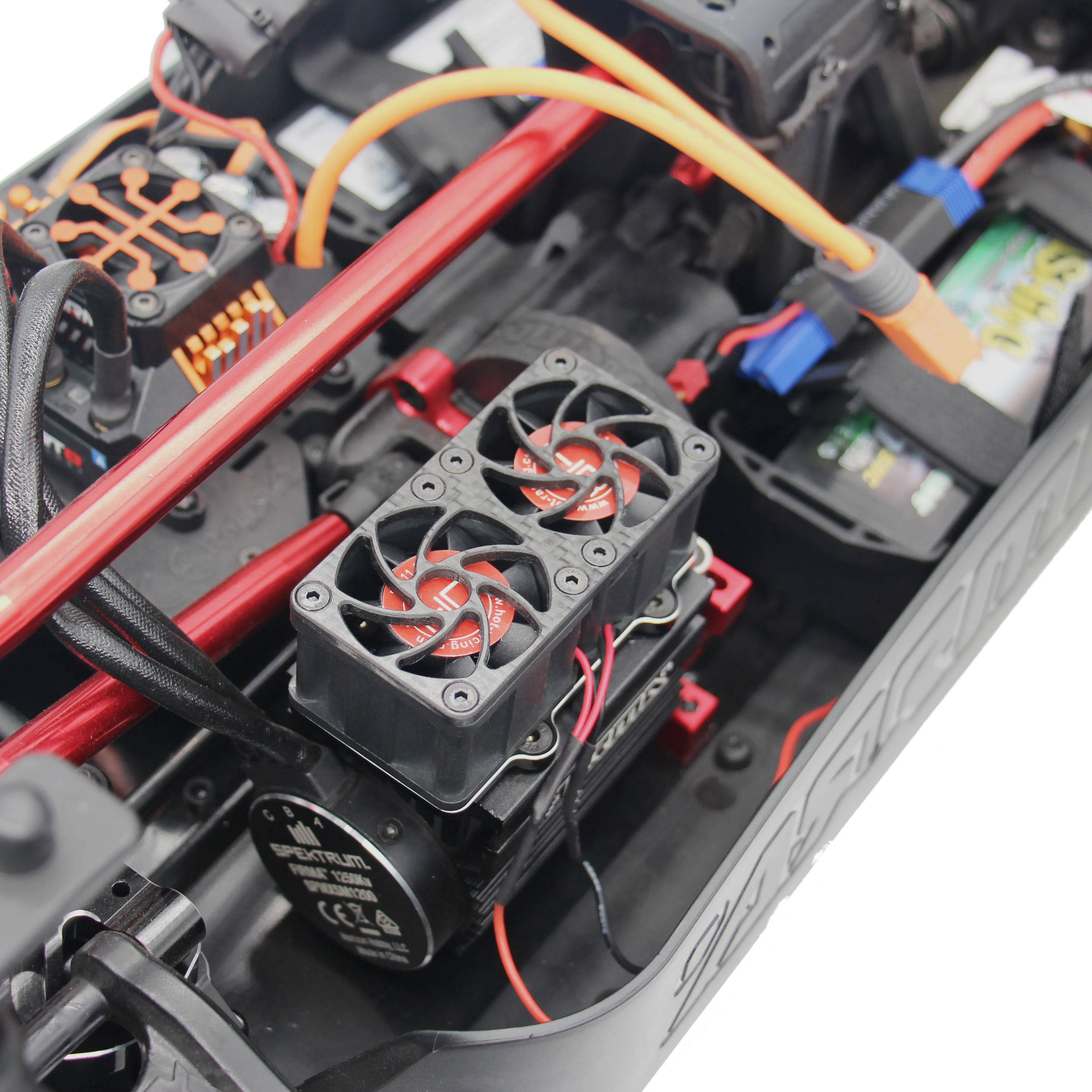 Hot Racing 3 Cell Twin 40mm Twister Motor Cooling Fan Kit Arrma 1/5 AFE404TTF 83745325638