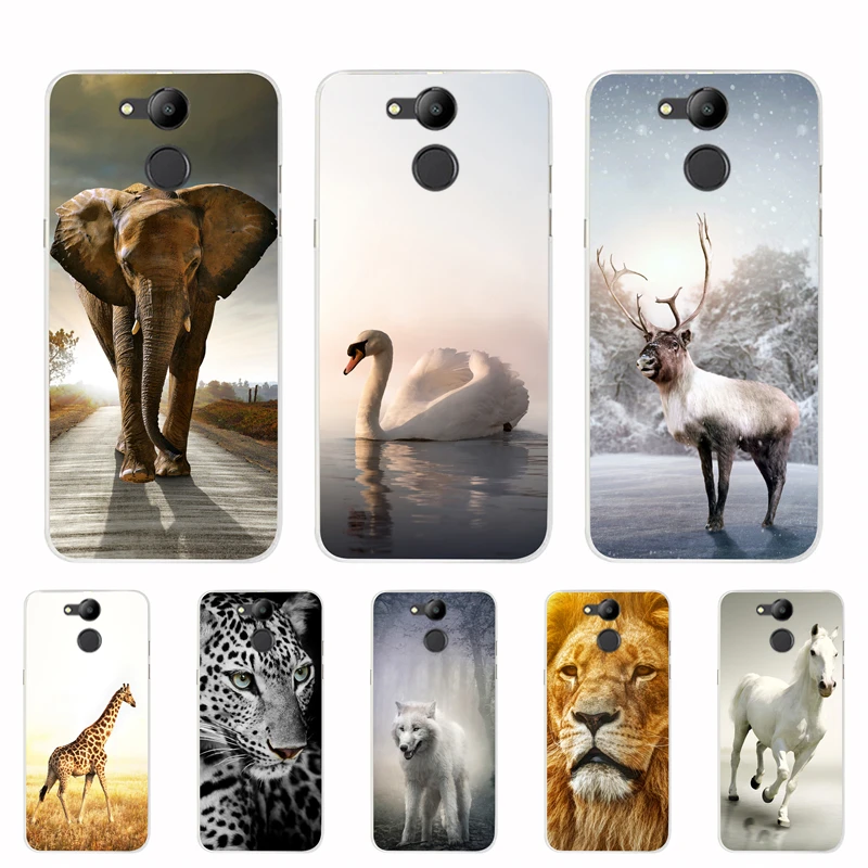 Pattern Phone Case For Huawei Honor V9 Play 6C Pro 9 Lite Silicone Soft Cover Cartoon Animal Cases Shell Protective |