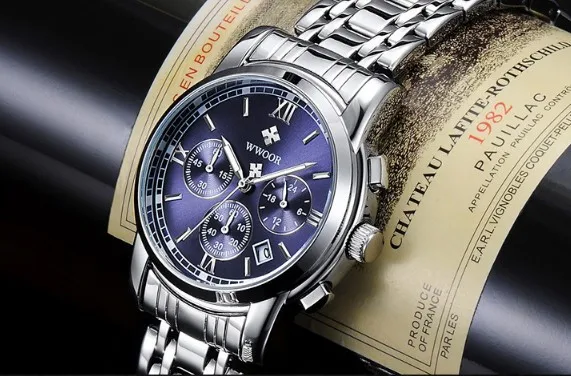 

one piece genuine brand multi-function three-eye 6-pin waterproof quartz watch