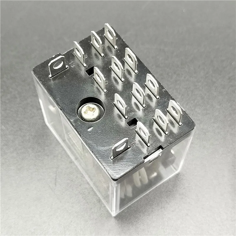 1 шт. LY4NJ HH64P мини-реле P143 14-контактный 10A с светодиодный промежуточное реле 12VDC 24VDC 220V 10A общего назначения реле
