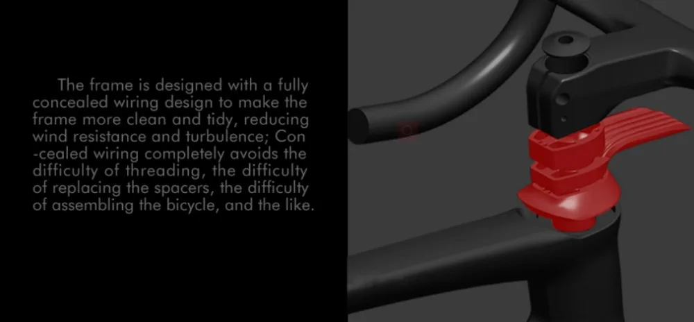 Cadde карбоновый руль дисковый тормоз и тормоз обода рама велосипеда R7 новейший дизайн полная внутренняя проводка Интегрированный руль
