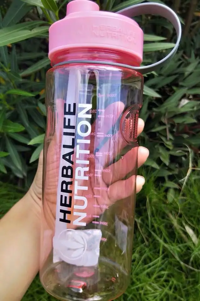 Herbalife питание 24Fit 1000 мл молочный Шейк бутылка с соломинкой внутри пространства бутылка чайник BPA бесплатно