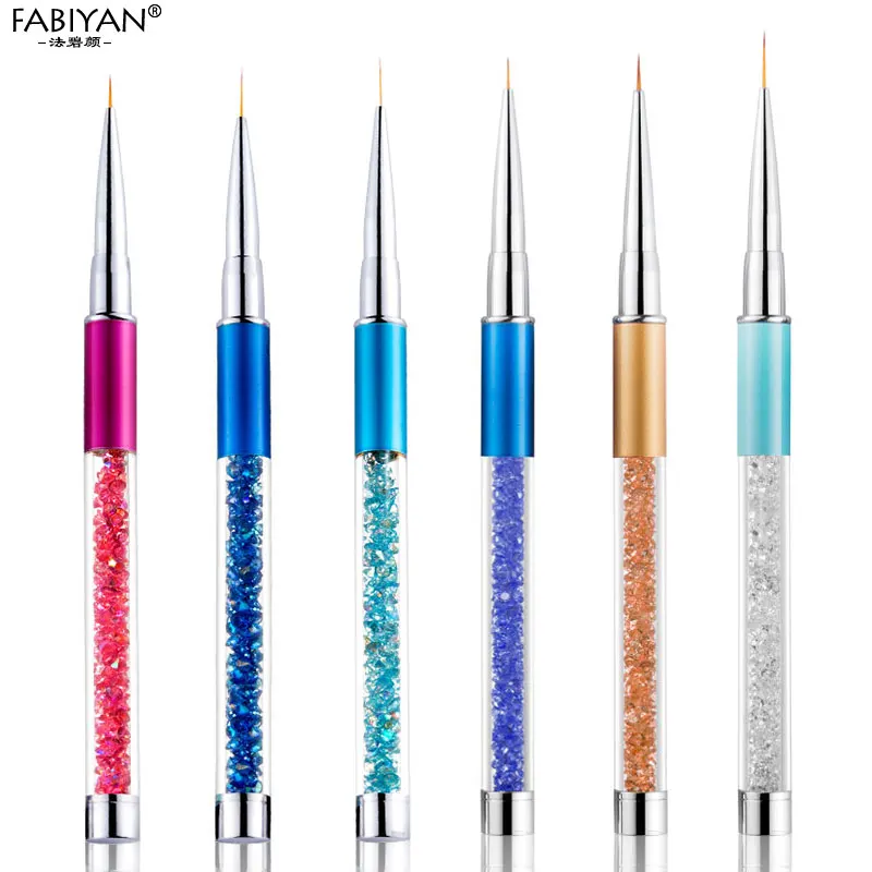 Кисть для маникюра 7/9/11 мм|nail art brush|nail design brushacrylic uv |