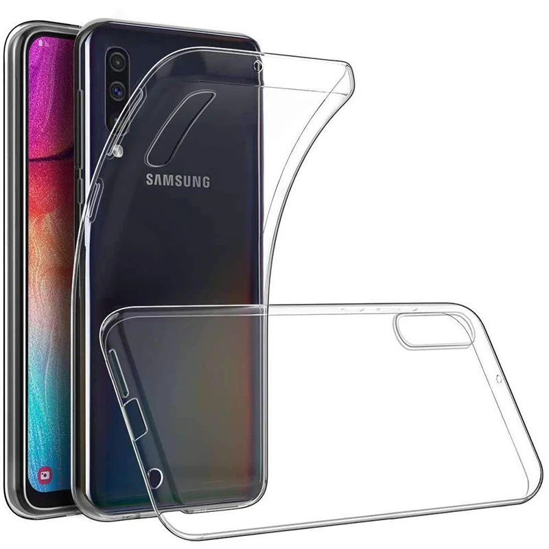 Прозрачный чехол для Samsung Galaxy A90 A50 A10 A20 TPU M30 M40 Xcover 4S Ультратонкий Мягкий защитный
