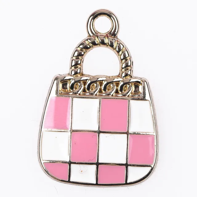 1 Pcs Metal Croc Shoes Charms Pink Women Bags Decoration Black Formal Hat Lady Bracelet Accessories Perfume Bottle Girl Gidt b8469