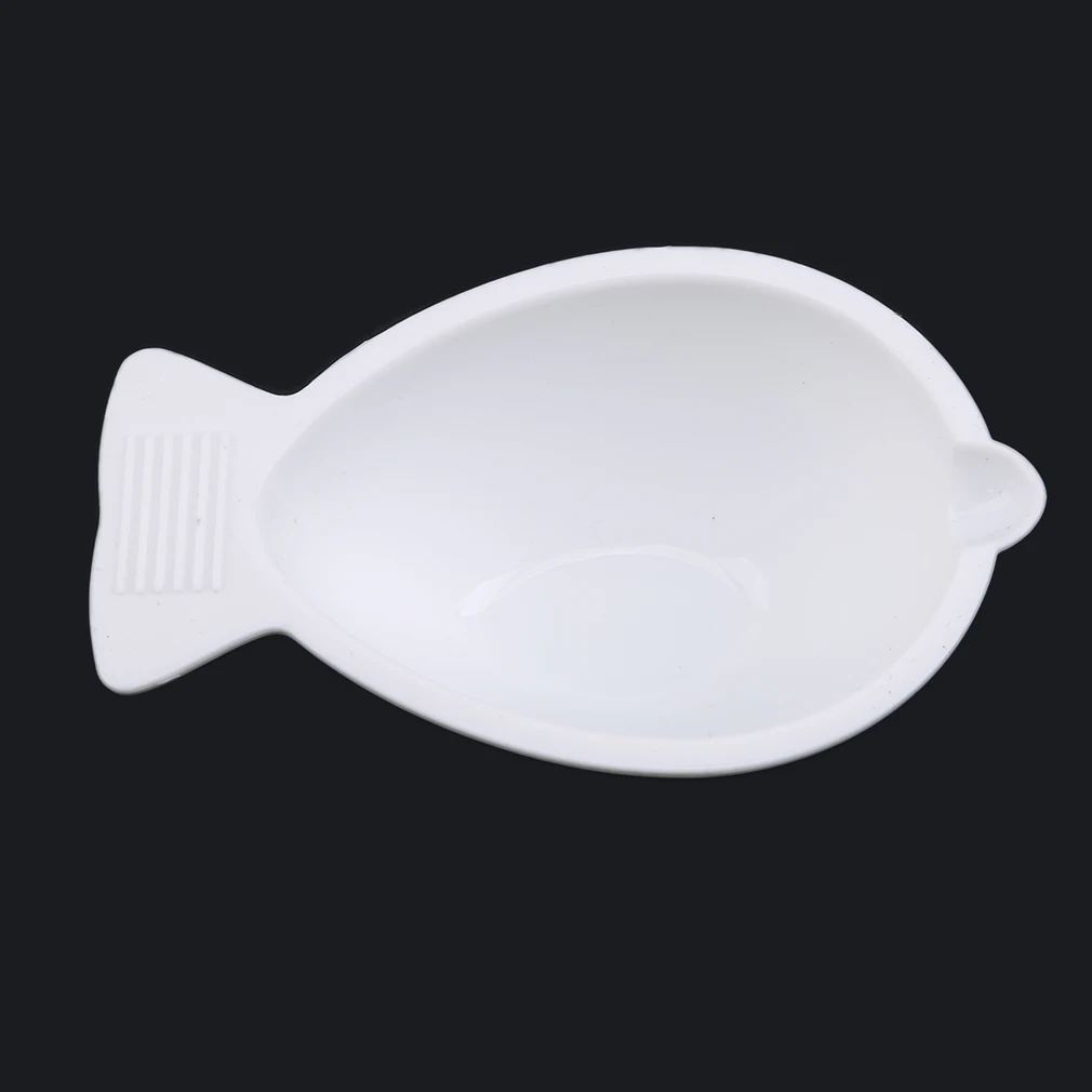 White large 1 шт., экологичные Детские тренировочные столовые приборы, тарелка, миска для младенцев, детское питание, посуда, панда, пшеница, детские блюда - Цвет: White large