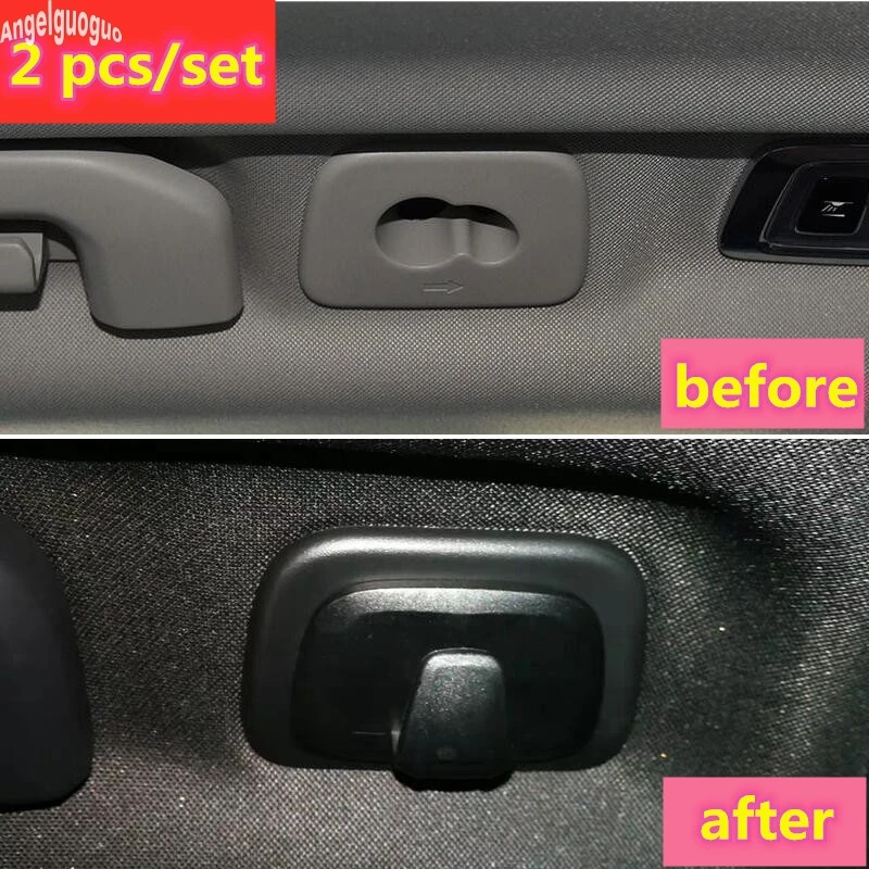 2 pcs/set For VOLVO XC60 XC40 XC90 S90 V90 accessories Car Coat hook next to roof handle Storage consolidation upgrade 2 colors