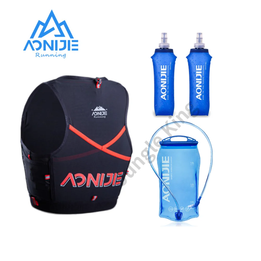 

AONIJIE Newest C9106 10L Quick Dry Sports Backpack Hydration Pack Vest Bag with Zipper for Hiking Running Marathon Race 6 Sizes