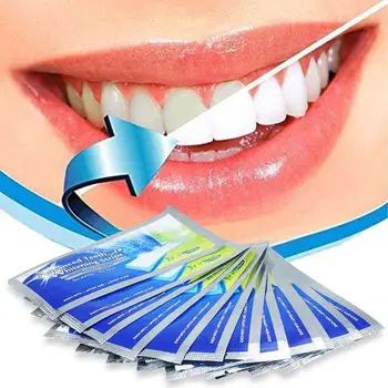 

1bag=2pcs Whitening Strips Bleaching Professional Advanced Teeth Whitening Strips Stain Removal Oral Hygiene Care