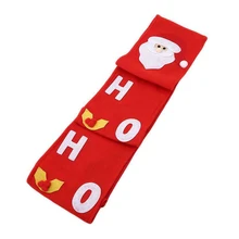 62X14,5 см красный Санта Клаус полотенце набор крышек коробка для салфеток сумка Рождественская Вечеринка Бумажные полотенца наборы спальни двери подвесные принадлежности