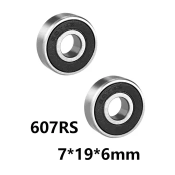

5pcs/lot 607RS Deep Groove Ball Bearing Miniature Mini Bearing 607-RS 607RS 7*19*6mm 7*19*6 High Quality 52100 Chrome Steel