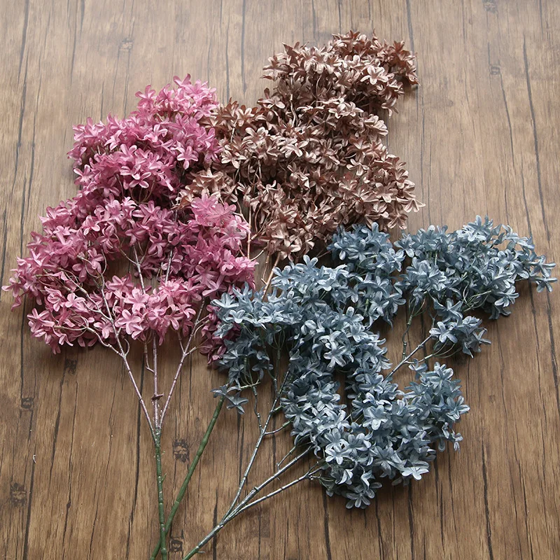 Искусственный цветок вишневого цветка высота 90 см шифрование пластмассы