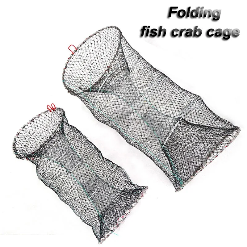 

Fishing tools folding crab cage spring cage Monopterus albus crab loach fishing net fishing gear fishing equipment