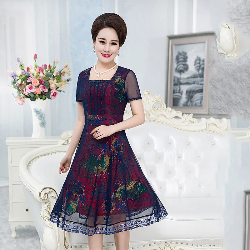 Vestidos элегантное винтажное платье большого размера Женская одежда 4XL 5XL Цветочное