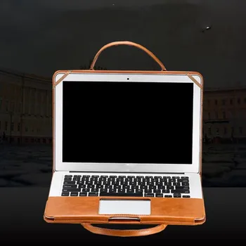 

PU hand bag for Apple air11/12macbook pro13/15 Portable laptop bag case 2019