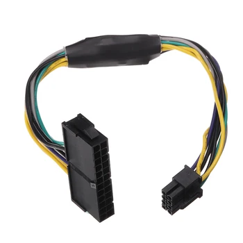 

30cm Power Supply Cable Cord ATX 24 To 8Pin Motherboard Adapter Cable for Dell Optiplex 3020 7020