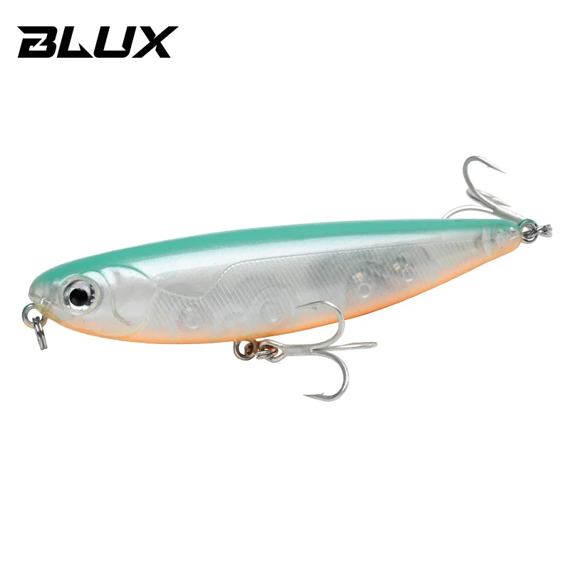 BLUX NATRIX Topwater Pencil Surface Walker Fishing Lure - Artificial Saltwater Bass Hard Bait Tackle