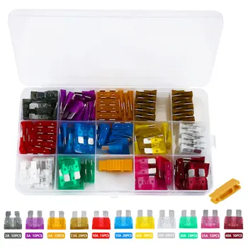

150pcs Car Fuse Kit APM ATM 2A 3A 5A 7.5A 10A 15A 20A 25A 30A 35A 40A Box