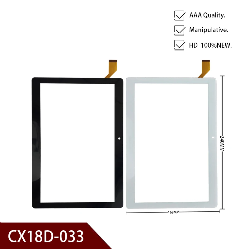 Новый A + белый или черный 10 1 ''планшет дигитайзер стекло CX18D-033 планшет