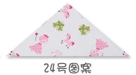 1 шт. нагрудники для малышей Smock Infant Burp Cloths мультфильм слюнявчик полотенце детские принадлежности для еды мягкие детские вещи - Цвет: 24