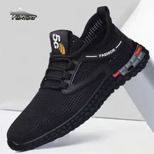 Breathable Zhenfei Woven Men s Shoes Sports Casual Shoes Board Shoes All-Match Hollow Trendy Shoes tanie i dobre opinie yuxiaxz Mesh (Air mesh) CN(Origin) Lace-up Fits true to size take your normal size Basic s-58 Solid Light Hard-Wearing