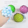 1Pc 6 cm Mesh Ball Grape Squeeze Toy Stresses Reliever Squeeze ToysChild Adult Hand To Knead Novelty Sensory Fruity Play Toys Ra
