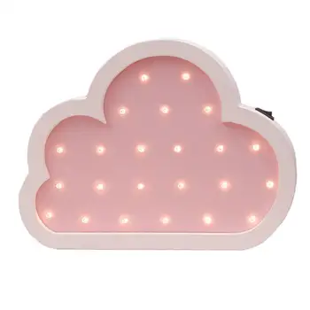 

LED Cartoon Clouds Shape Wall Lamp Modeling Light Festival Home Decorative