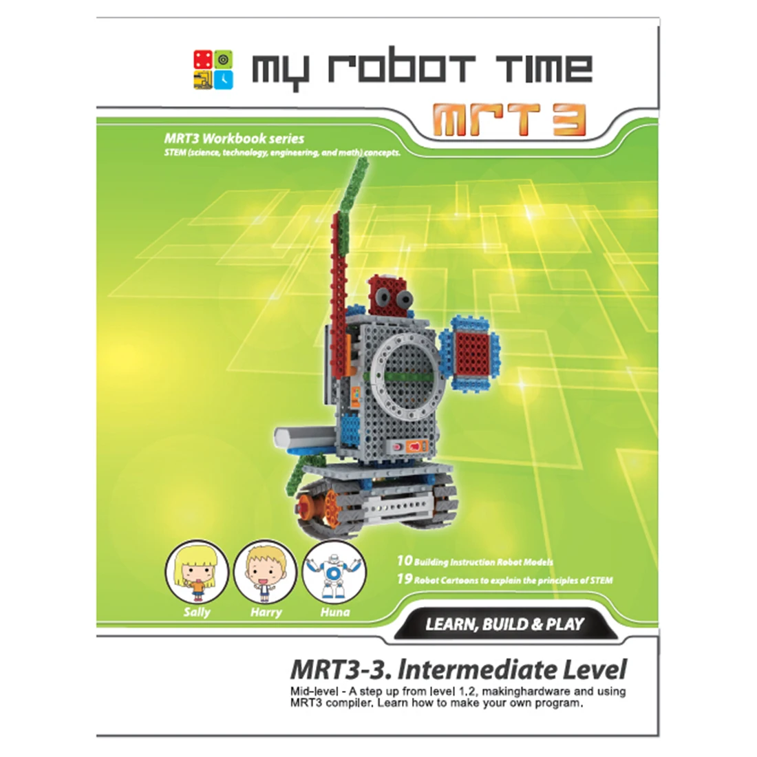 My Robot Time High Tech DIY программируемые роботы Строительный блок Комплект сборная