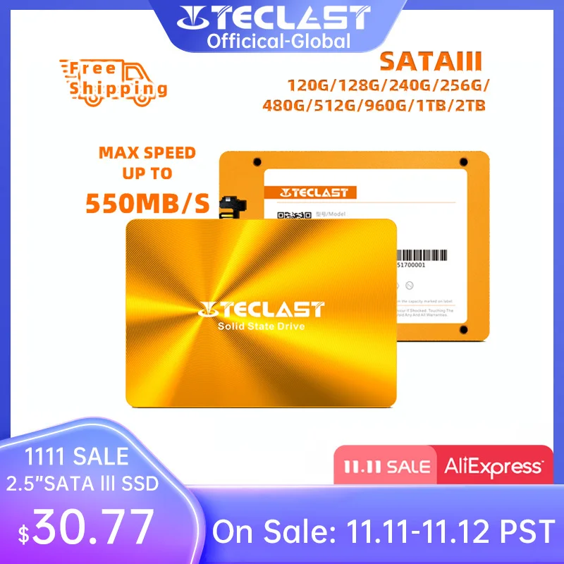 Твердотельный накопитель Teclast полностью новый оригинальный SATA SSD 2 5 дюйма 240 ГБ