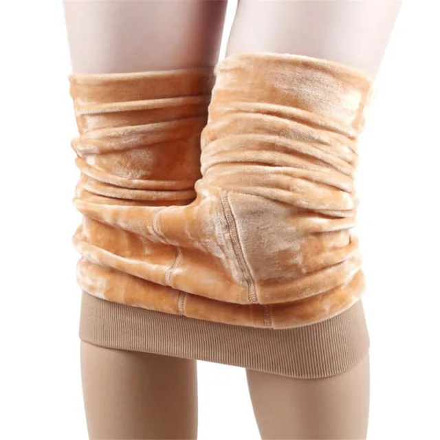 K018 Warm Skin Зимние леггинсы, вязанные бархатные повседневные леггинсы, новые высокие эластичные утолщенные женские теплые черные штаны, обтягивающие штаны для женщин, леггинсы - Цвет: K018 Warm Skin