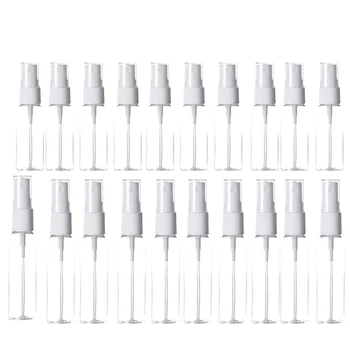 

20pcs 20ml Portable small Transparent Plastic Empty Spray Bottle Refillable Bottles