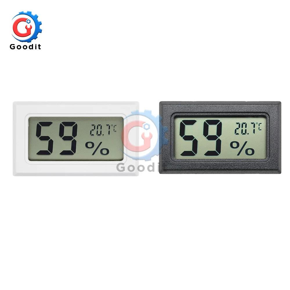 

Mini Digital LCD Thermometer Embedded Meter for Fridge Digital Sensor Electronic Thermometers Measuring Temperature Sensor