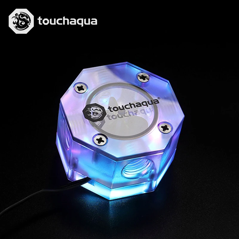 Индикатор скорости воды Bitspower Touchaqua Octagon 5 В 3 контакта DRGB G1/4 расходомер BPTA-OFI-DRGB |