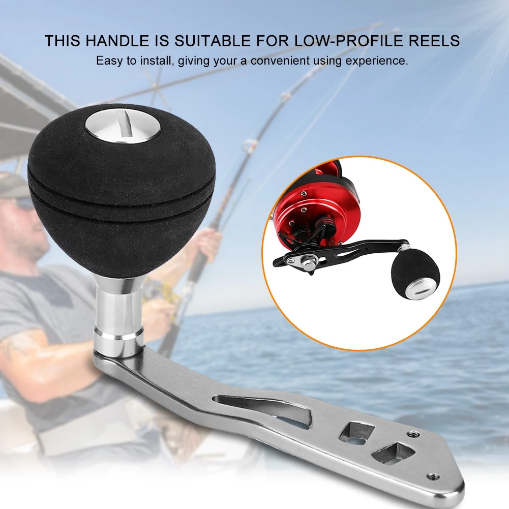Fishing Reel Handle EVA And Metal Rocker Strong Durable Single Fishing