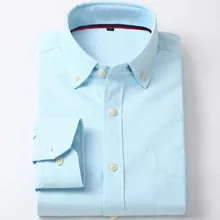 Мужская Рабочая одежда однобортные удобные дышащие облегающие рубашки Camisa, однотонные рубашки ярких цветов с воротником