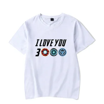 

ZNG 2020 I Love You 3000 Times Tshirt Tony Short Sleeve Streetwear Summer T Shirt Casual Tee Shirt Homme