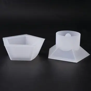 

Gift Box Silicone Mold DIY Crystal Epoxy Mould for adding various embellishment or fillers Jewelry Storage Boxes Resin Molds
