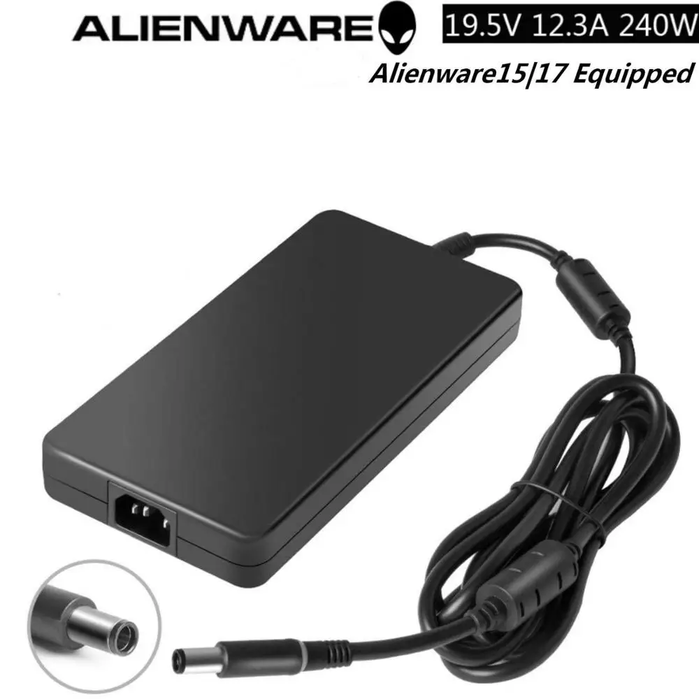 Тонкий адаптер переменного тока 240 Вт источник питания для планшетов Alienware 15 14 13