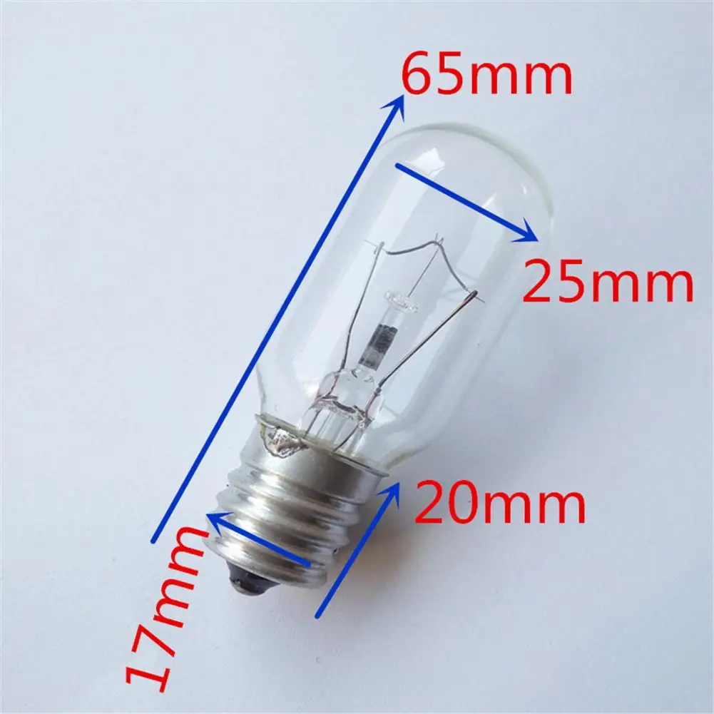 40w High Temperature Oven Bulb 300 Celsius Degree Microwave Light E17 Toaster/Steam Bulb Light 110-130V 360LM