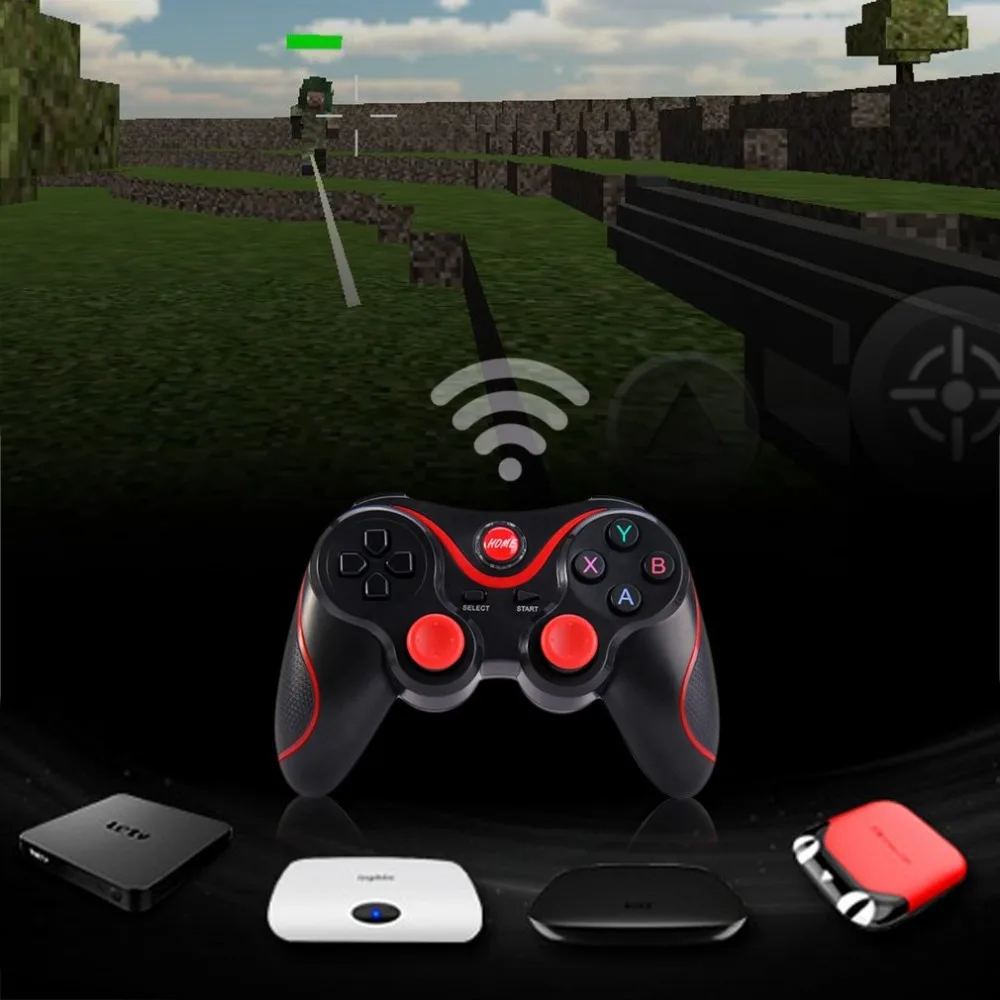 Легкий беспроводной Bluetooth V3.0 геймпад двойной аналоговый игровой джойстик контроллер подходит для смартфонов Android планшеты