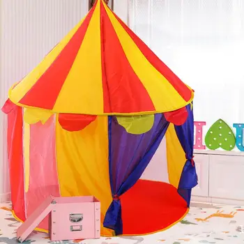 

Princess Castle Play Tent Kids Foldable Portable Tent Rainbow Play Tent House Toy For Children Indoor Outdoor Use