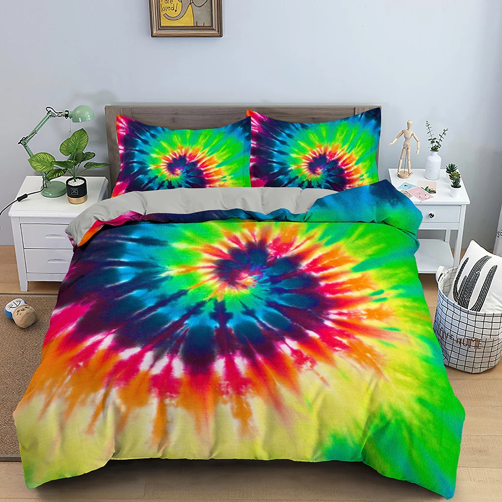 New Fashion 3D Duvet Cover with Pillow Case 3D Bedding Sets 3D Dense Hole Pattern 2/3Pcs Duvet Cover Set